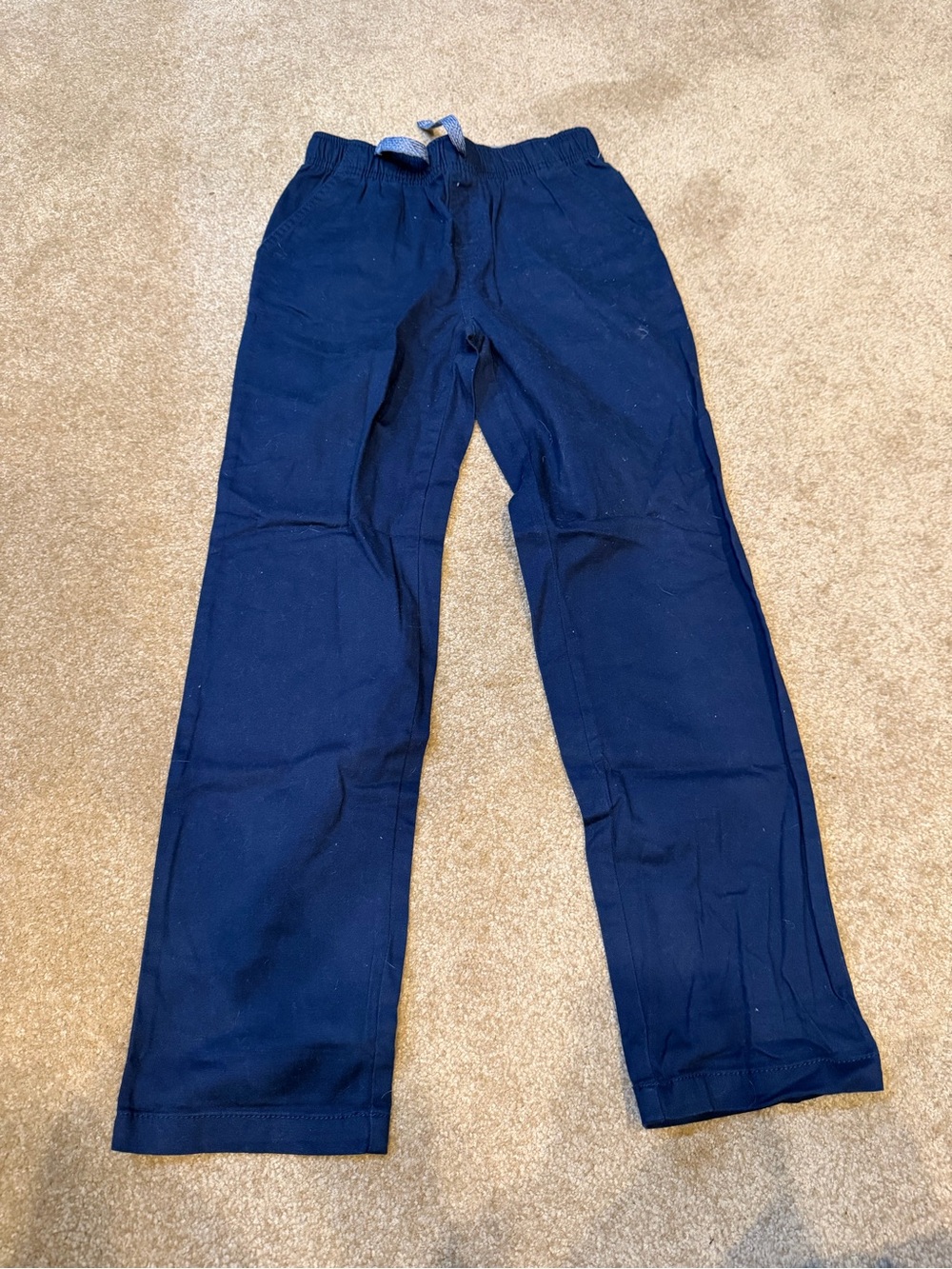 wonder nation Boys Navy Elastic Waist Jogger Pants Size Large 10/12